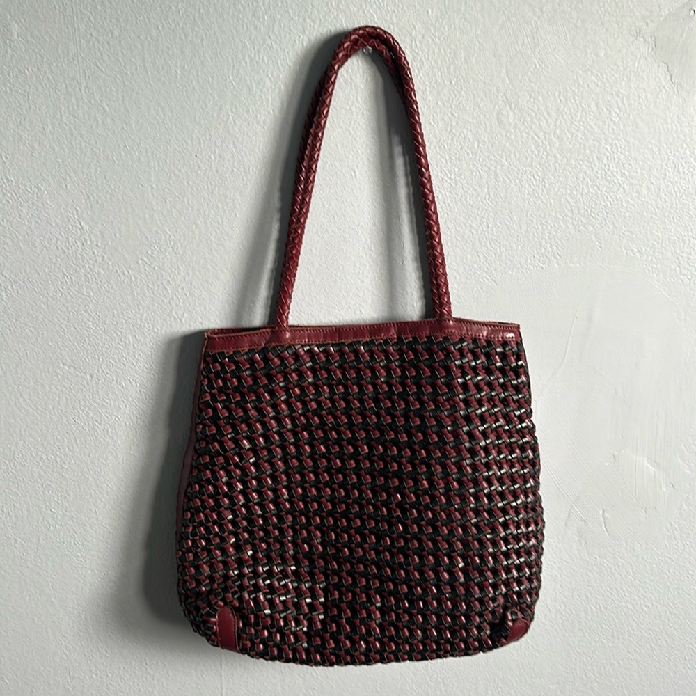 Exclusive Bembien Red/Maroon and Black Tote